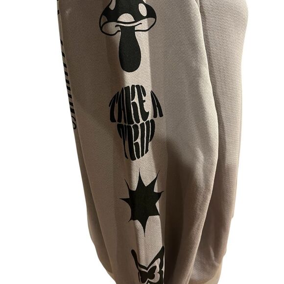 NWT Chaser women's centric oversized fit sweatshirt size small in grey‎ - Picture 9 of 14